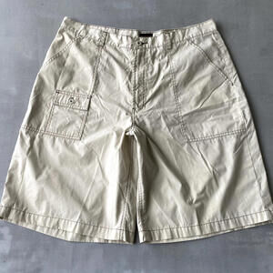 Vintage Tommy Hilfiger Shorts Mens‎ 38 Y2k Beige Cargo Baggy
